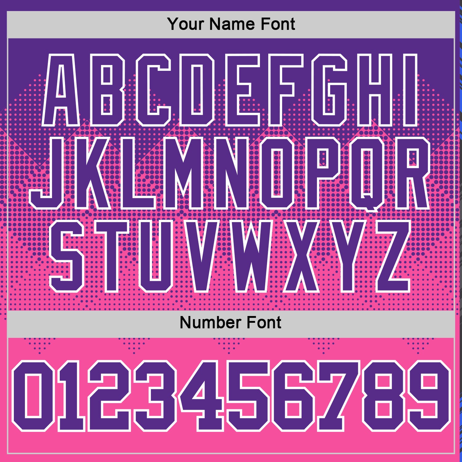 Custom Purple Pink-White Gradient Square Shapes Round Neck Sublimation Basketball Suit Jersey