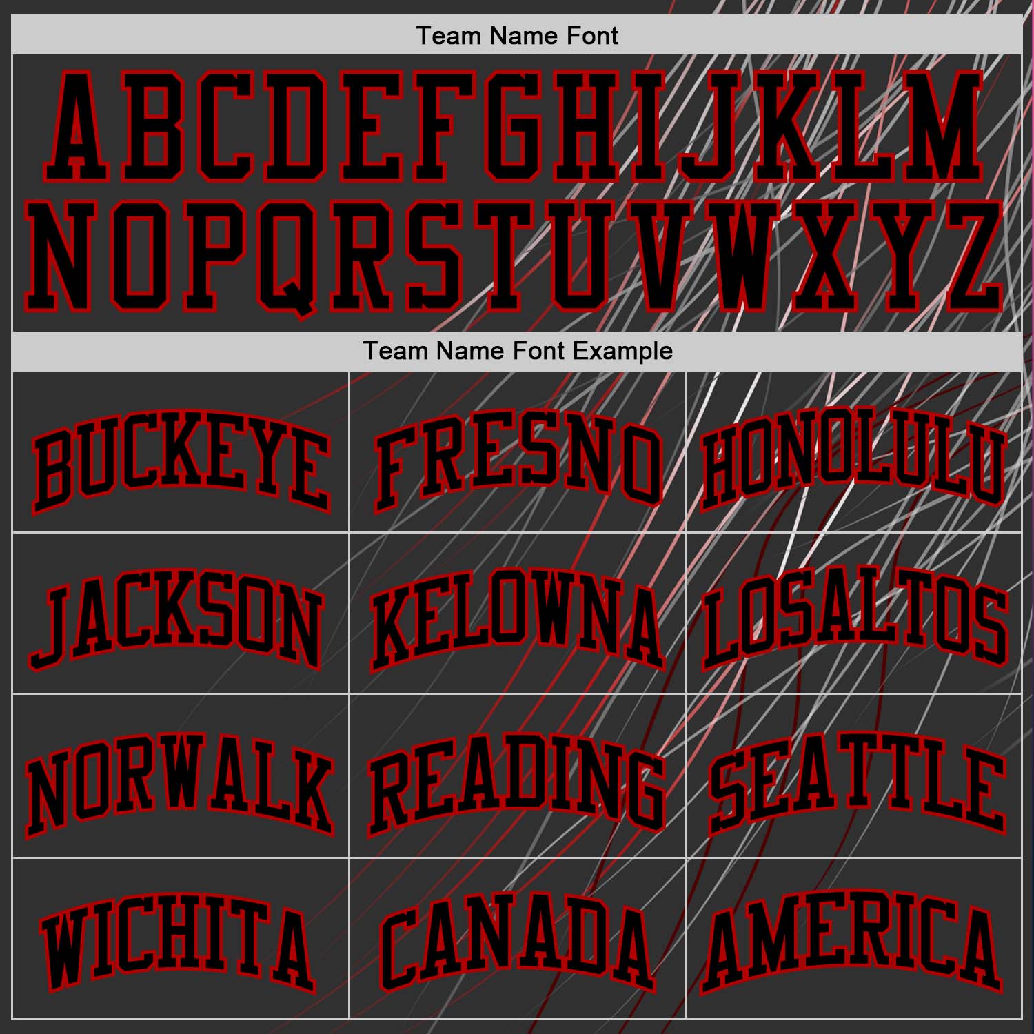 Custom Black Red Line Round Neck Sublimation Basketball Suit Jersey