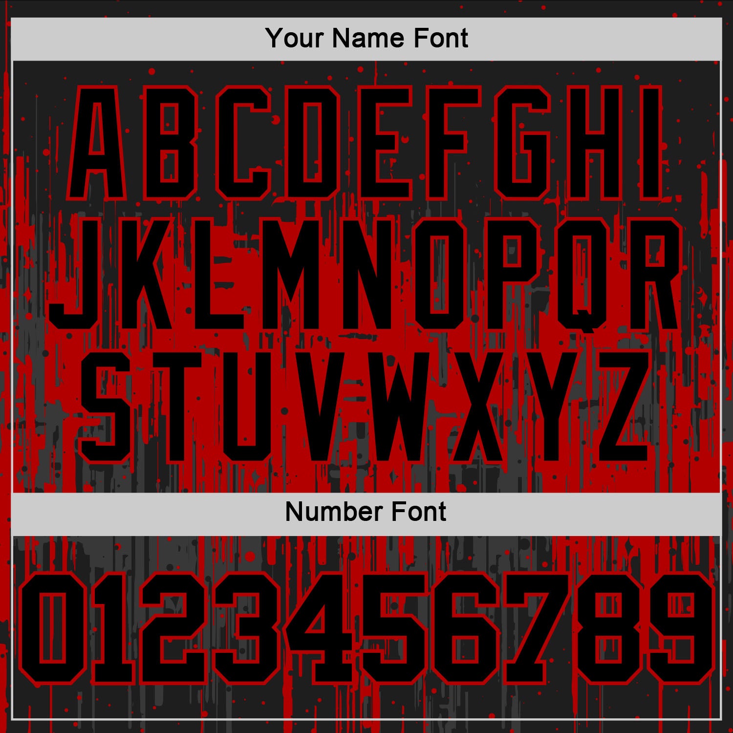 Custom Black Red Dripping Splatter Art Round Neck Sublimation Basketball Suit Jersey